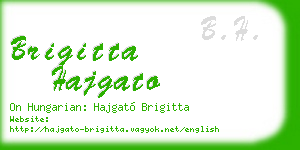brigitta hajgato business card